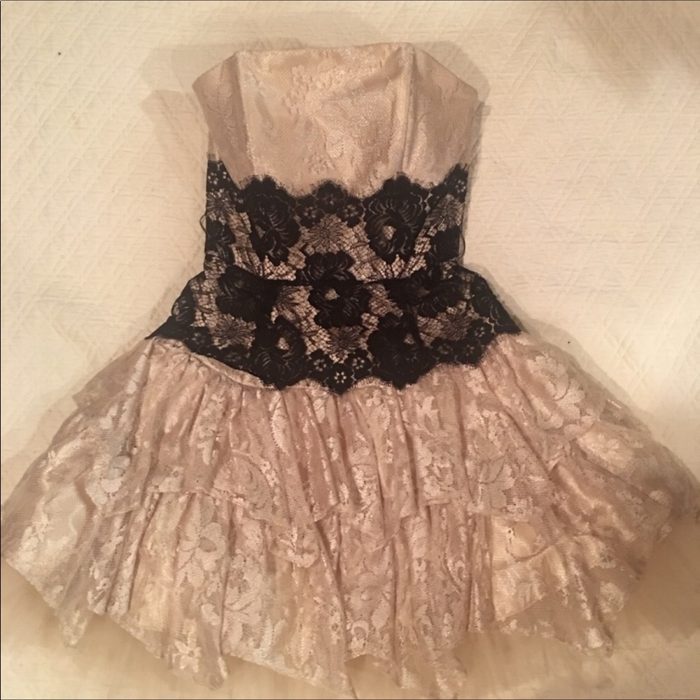 Jessica McClintock strapless party dress